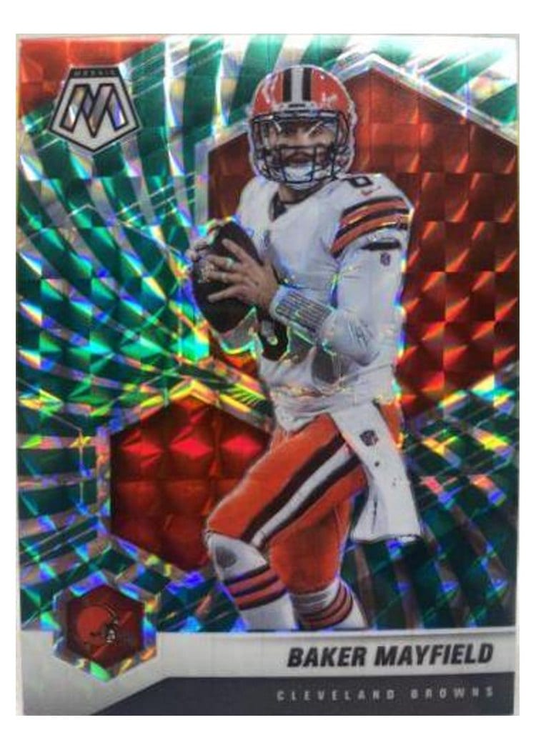2021 Panini Mosaic Base Set Baker Mayfield #52 card