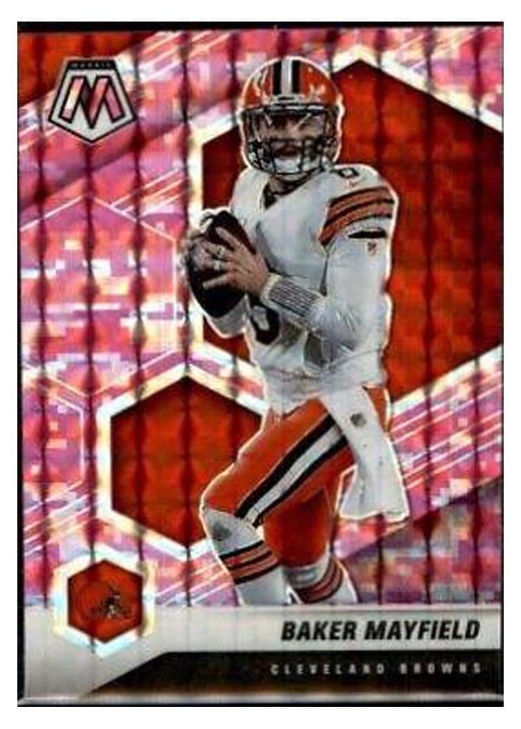 2021 Panini Mosaic Base Set Baker Mayfield #52 card