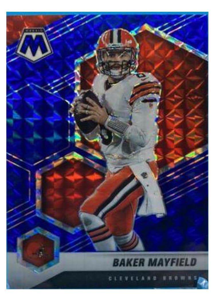 2021 Panini Mosaic Base Set Baker Mayfield #52 card