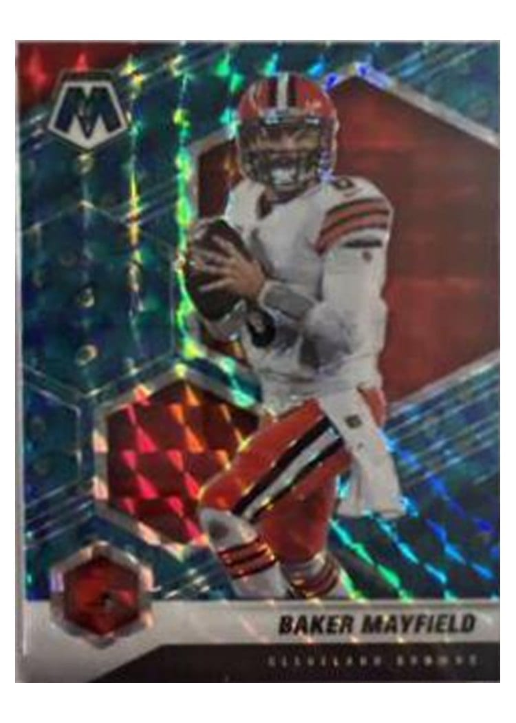 2021 Panini Mosaic Base Set Baker Mayfield #52 card