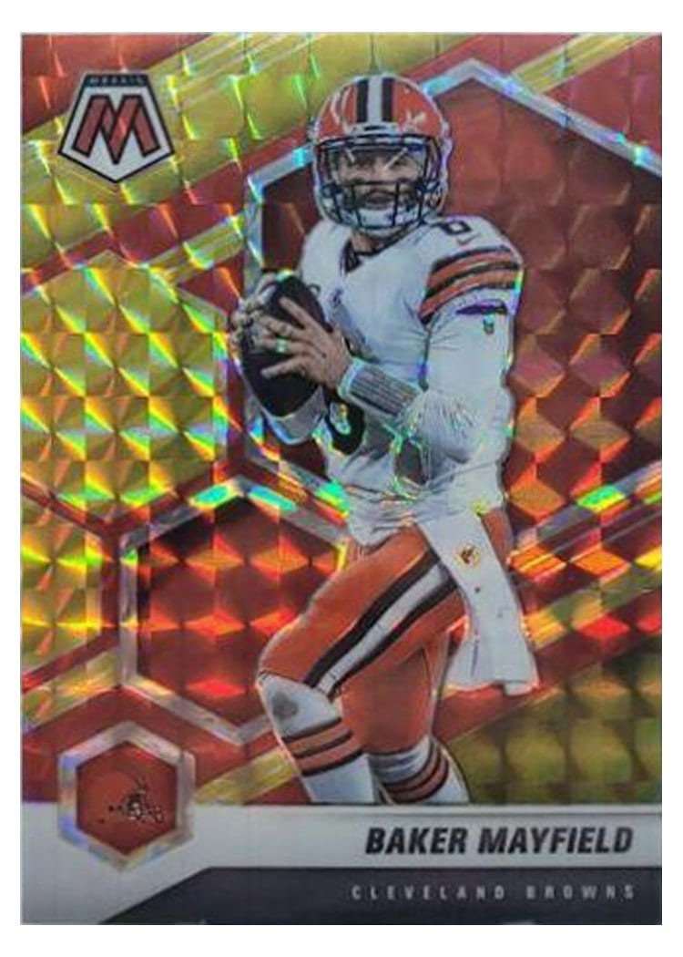 2021 Panini Mosaic Base Set Baker Mayfield #52 card