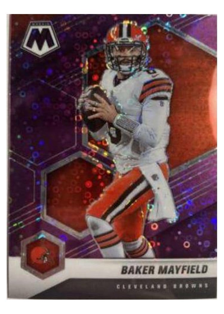 2021 Panini Mosaic Base Set Baker Mayfield #52 card