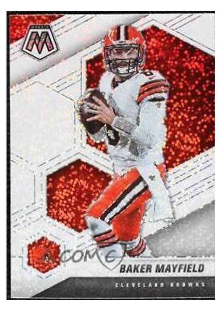 2021 Panini Mosaic Base Set Baker Mayfield #52 card