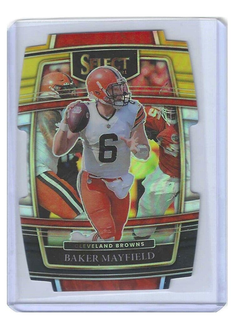 2021 Panini Select Base Set Baker Mayfield #10 card