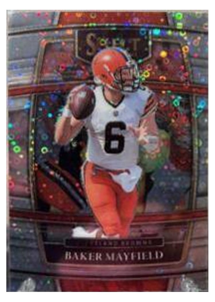 2021 Panini Select Base Set Baker Mayfield Disco #10 card