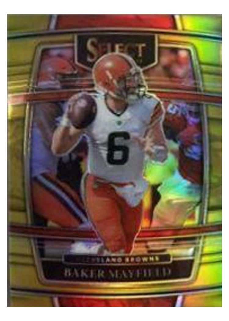 2021 Panini Select Base Set Baker Mayfield #10 card