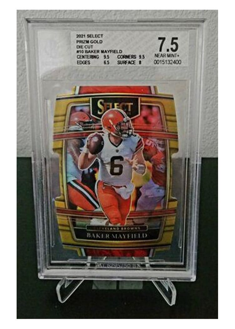 2021 Panini Select Base Set Baker Mayfield #10 card