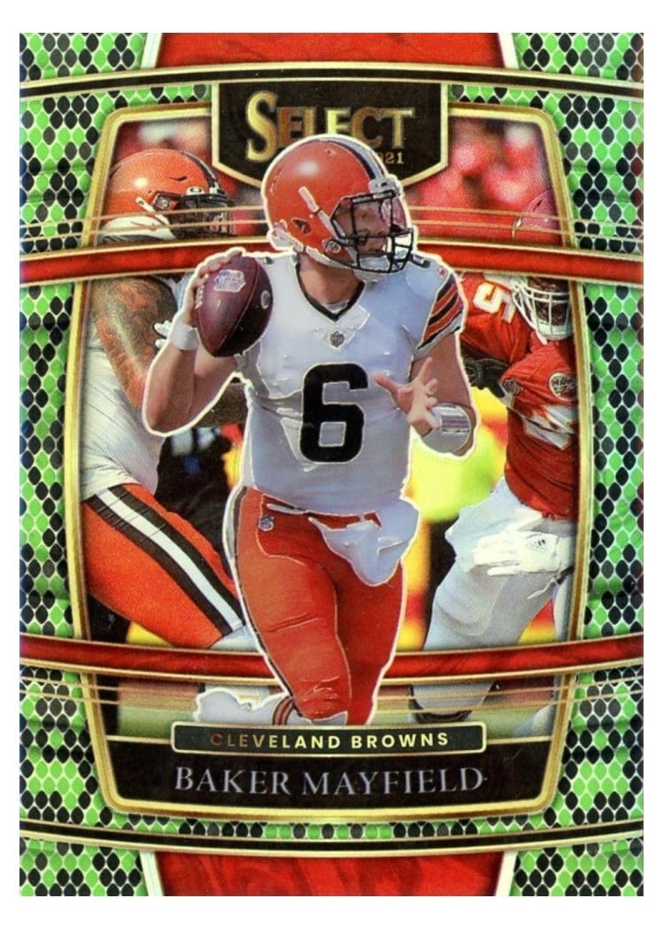 2021 Panini Select Base Set Baker Mayfield #10 card