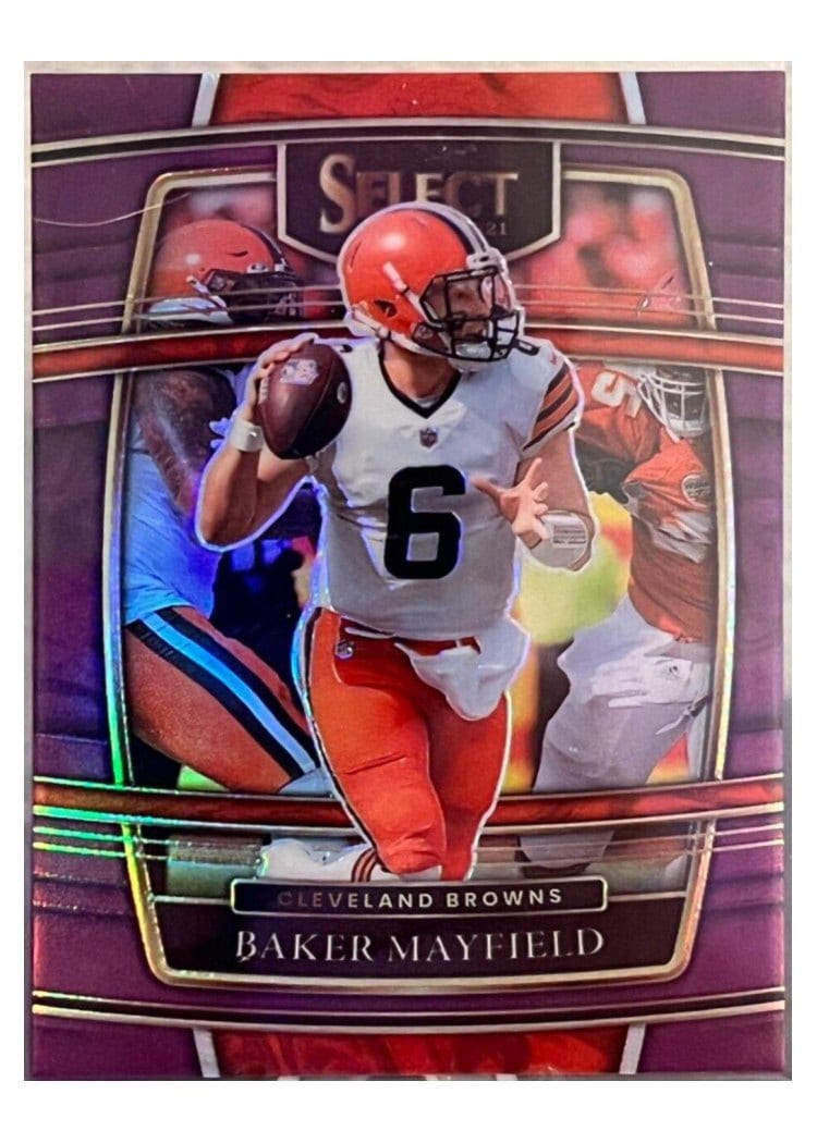 2021 Panini Select Base Set Baker Mayfield #10 card