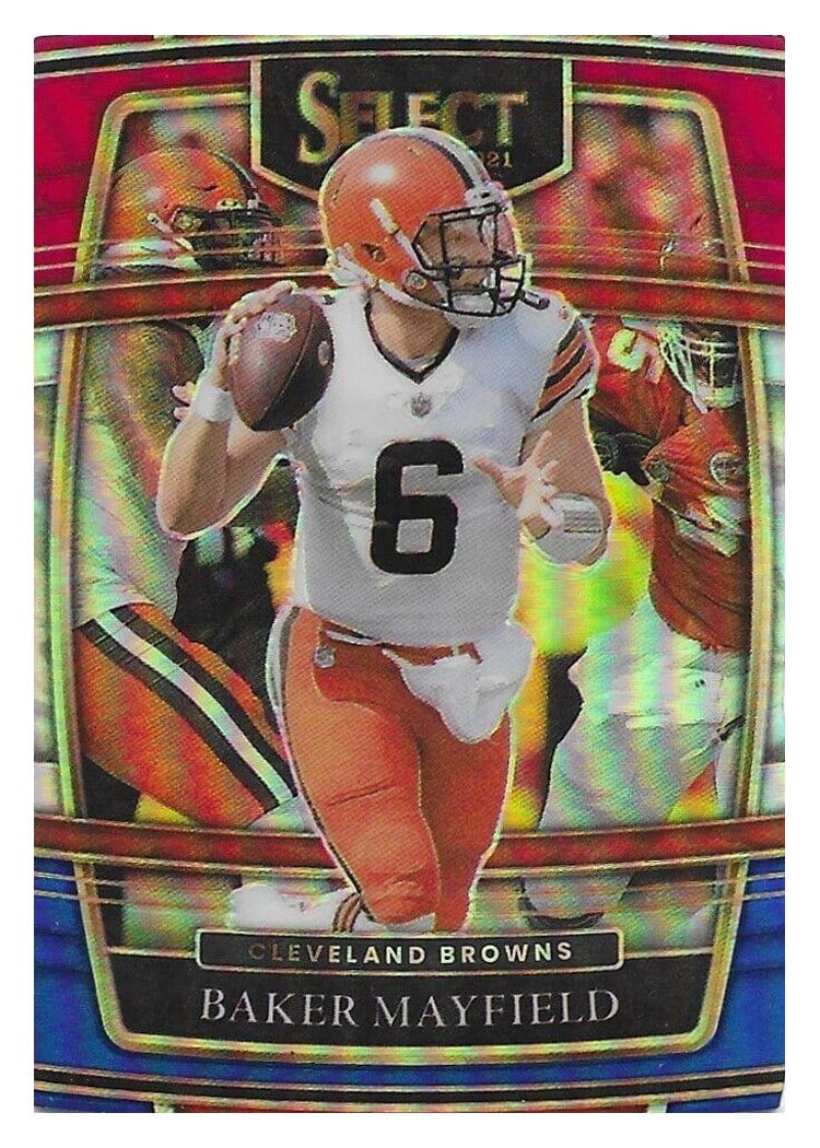 2021 Panini Select Base Set Baker Mayfield #10 card