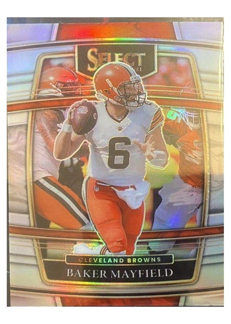 2021 Panini Select Base Set Baker Mayfield #10 card