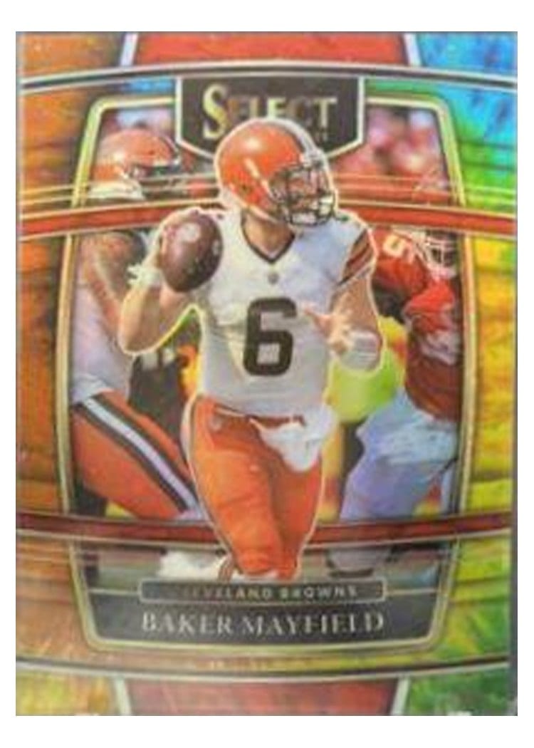 2021 Panini Select Base Set Baker Mayfield #10 card