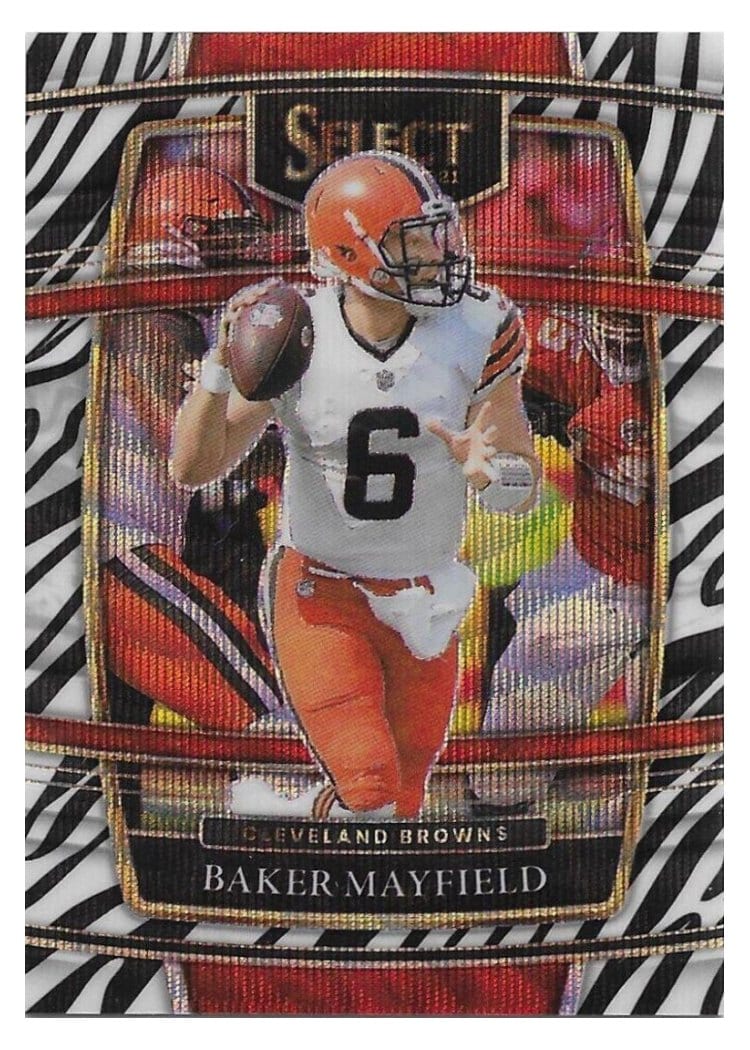 2021 Panini Select Base Set Baker Mayfield #10 card