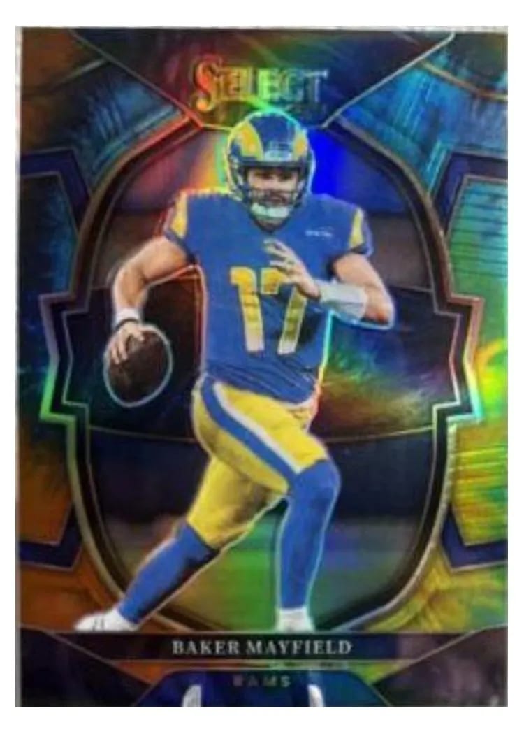 2022 Panini Select Base Set Baker Mayfield #9 card