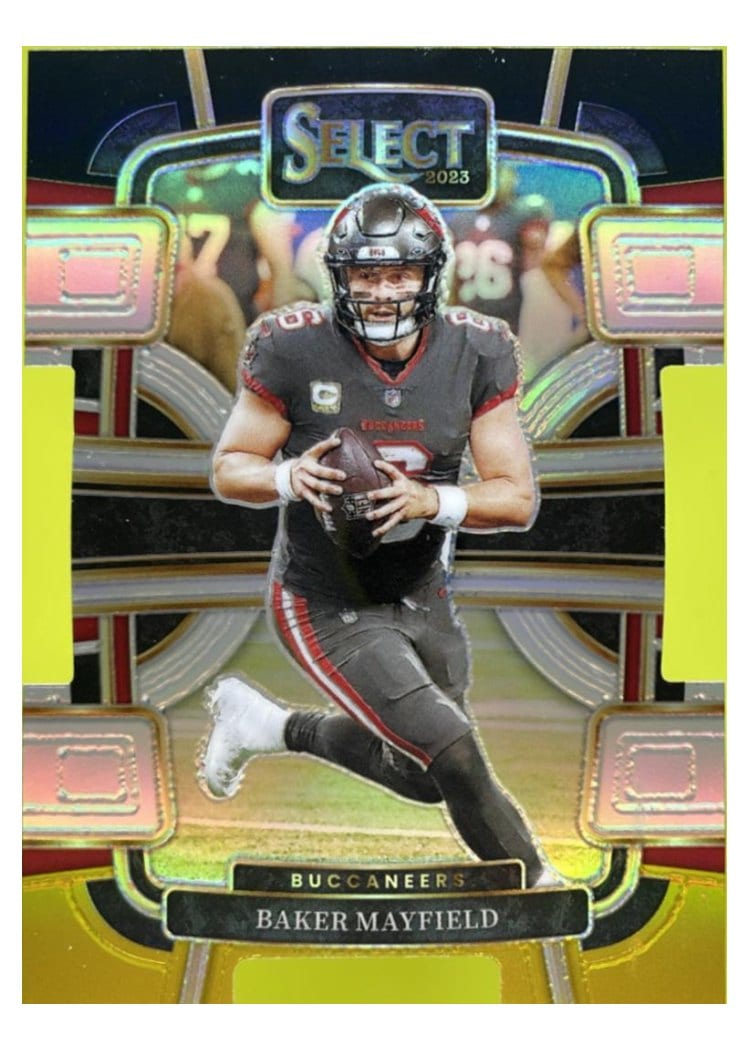 2023 Panini Select Base Set Baker Mayfield #92 card