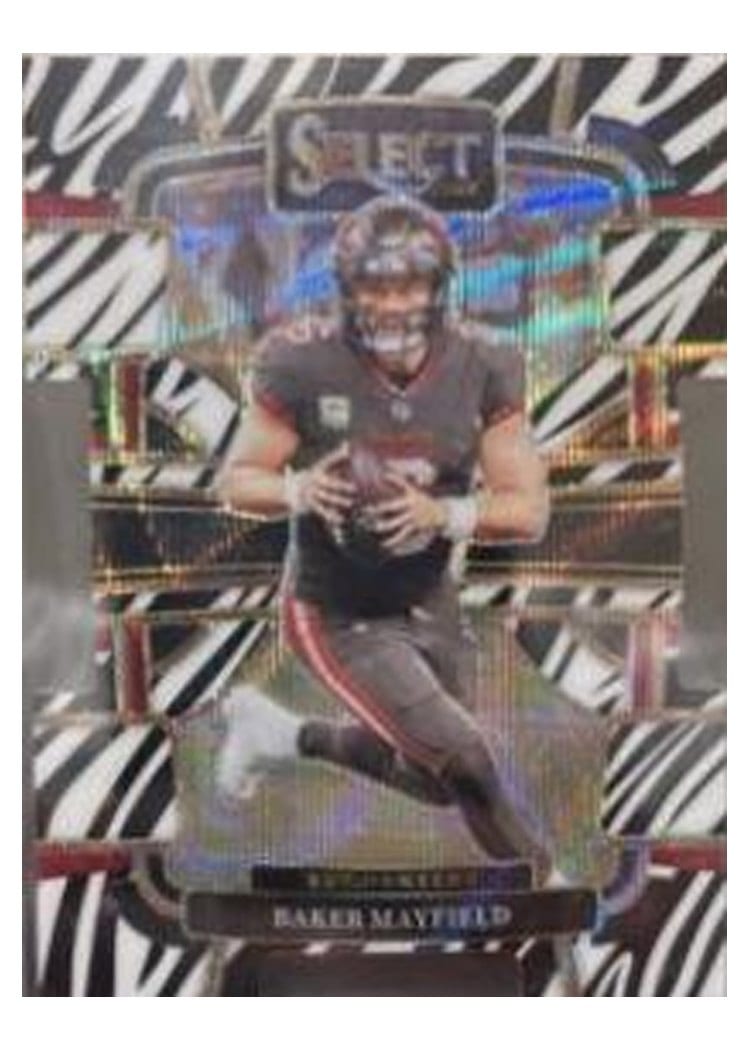 2023 Panini Select Base Set Baker Mayfield #92 card