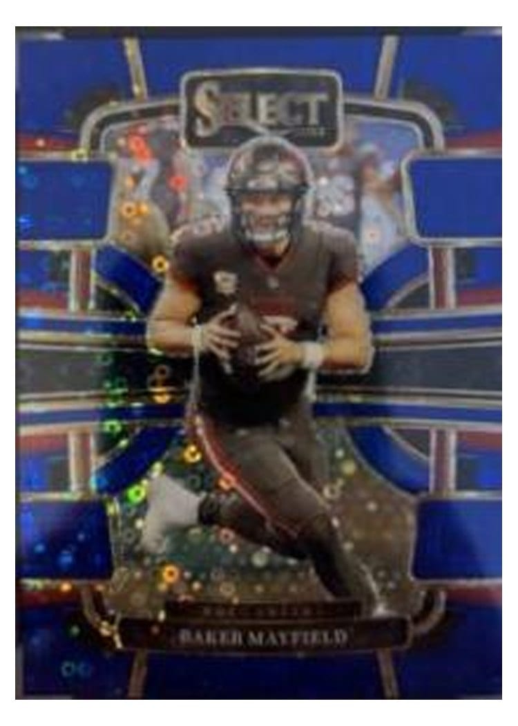 2023 Panini Select Base Set Baker Mayfield #92 card