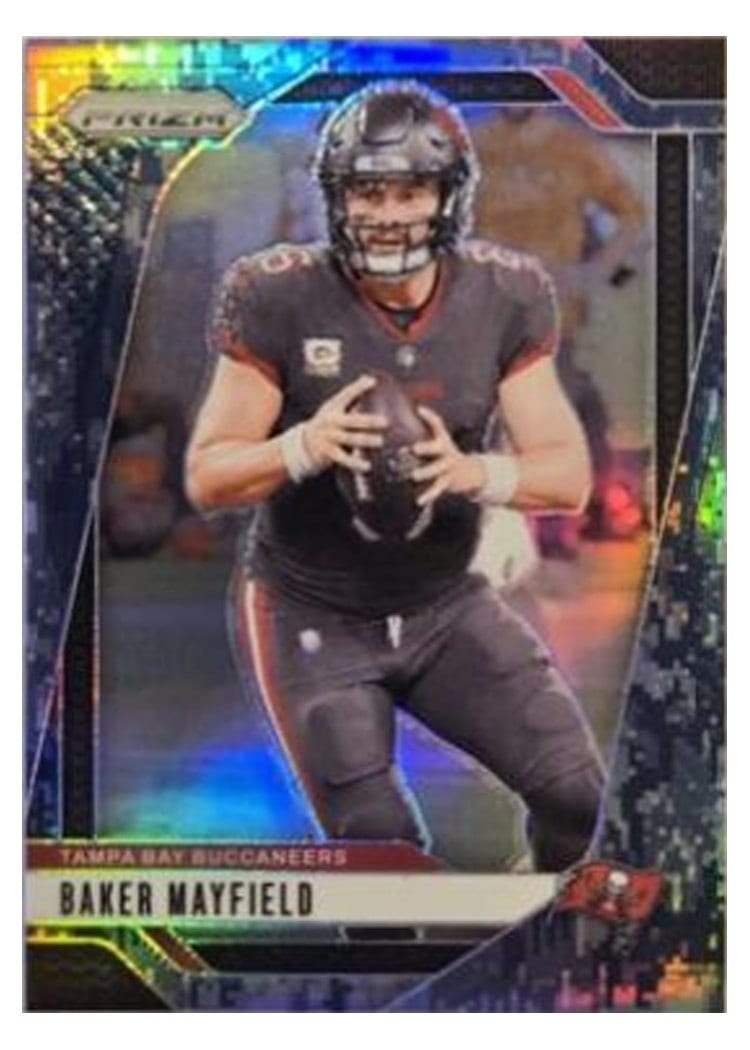 2024 Panini Prizm Base Set Baker Mayfield Navy Camo #268 card