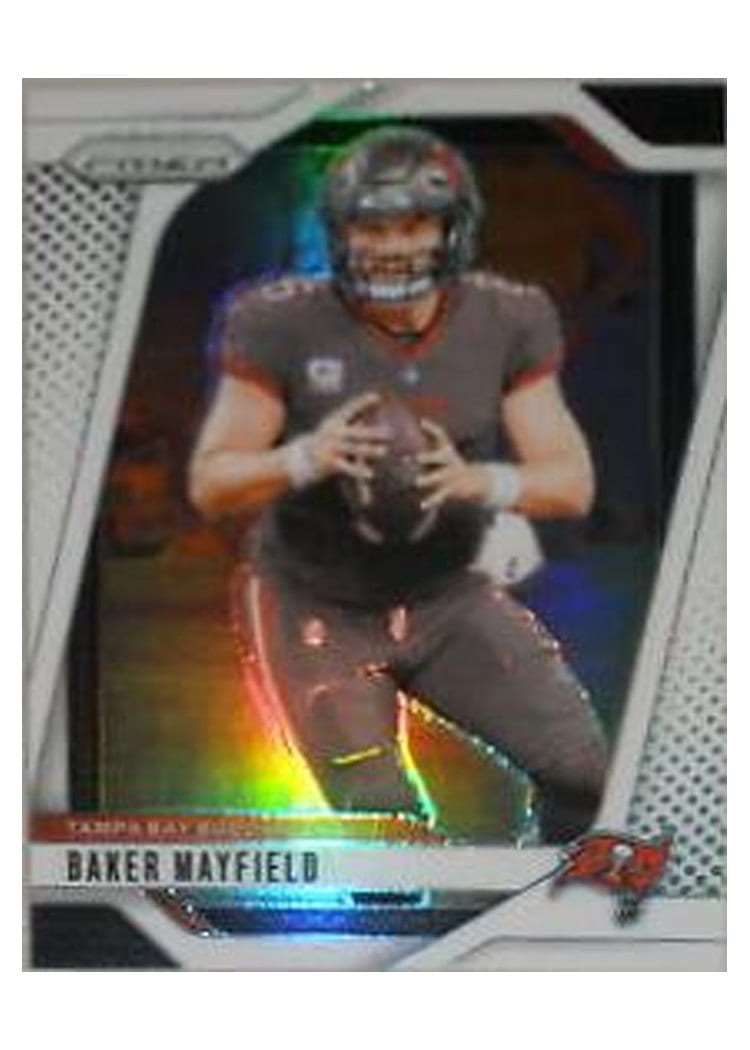 2024 Panini Prizm Base Set Baker Mayfield White #268 card