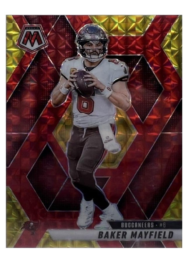 2025 Panini Mosaic Base Set Baker Mayfield #82 card