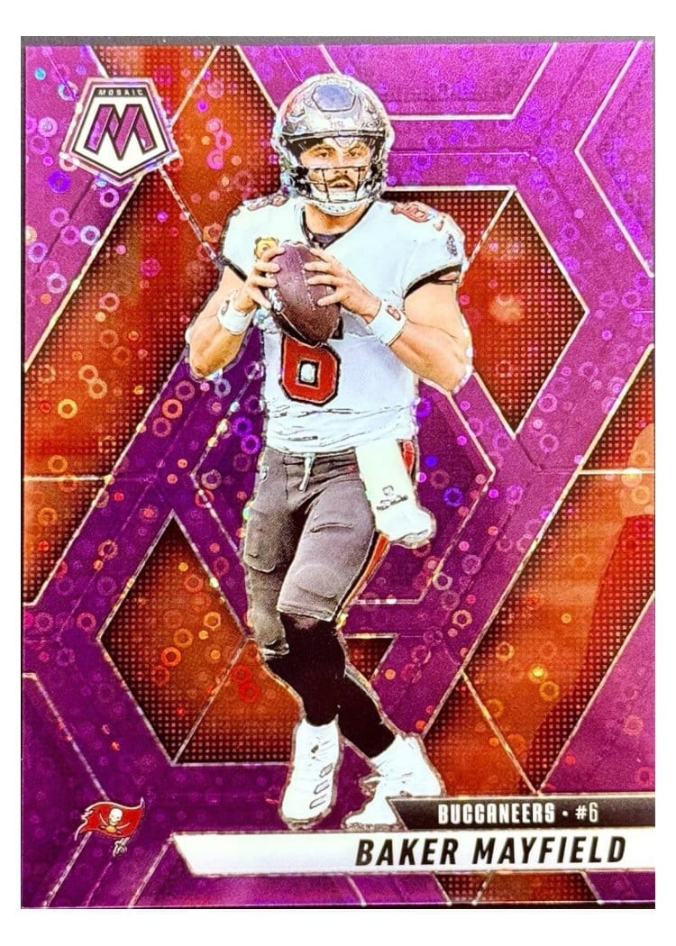 2025 Panini Mosaic Base Set Baker Mayfield #82 card