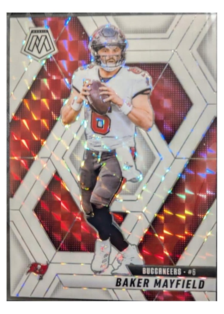 2025 Panini Mosaic Base Set Baker Mayfield #82 card