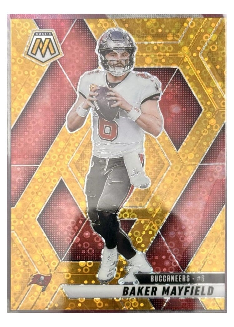 2025 Panini Mosaic Base Set Baker Mayfield #82 card