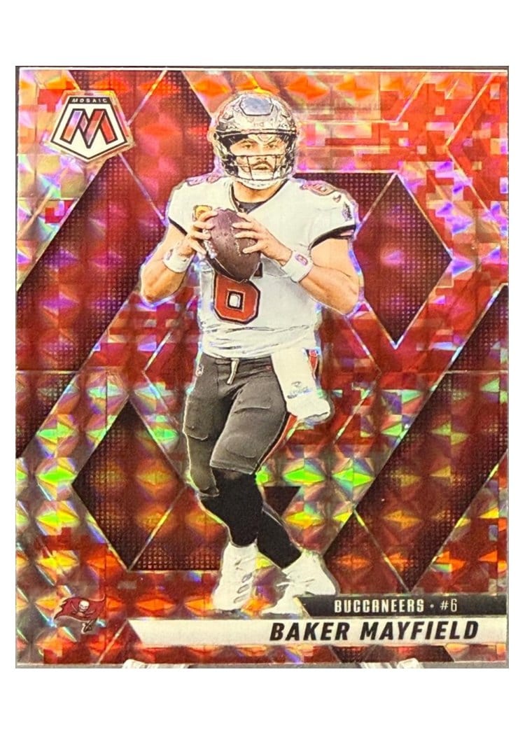 2025 Panini Mosaic Base Set Baker Mayfield #82 card