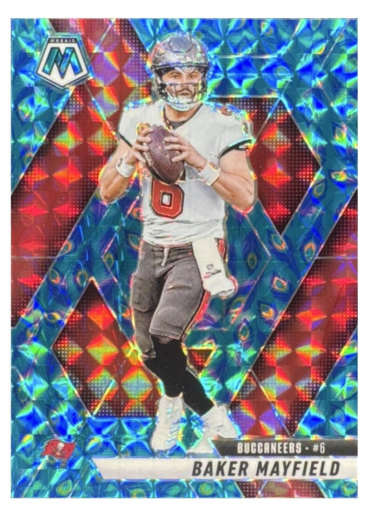 2025 Panini Mosaic Base Set Baker Mayfield #82 card