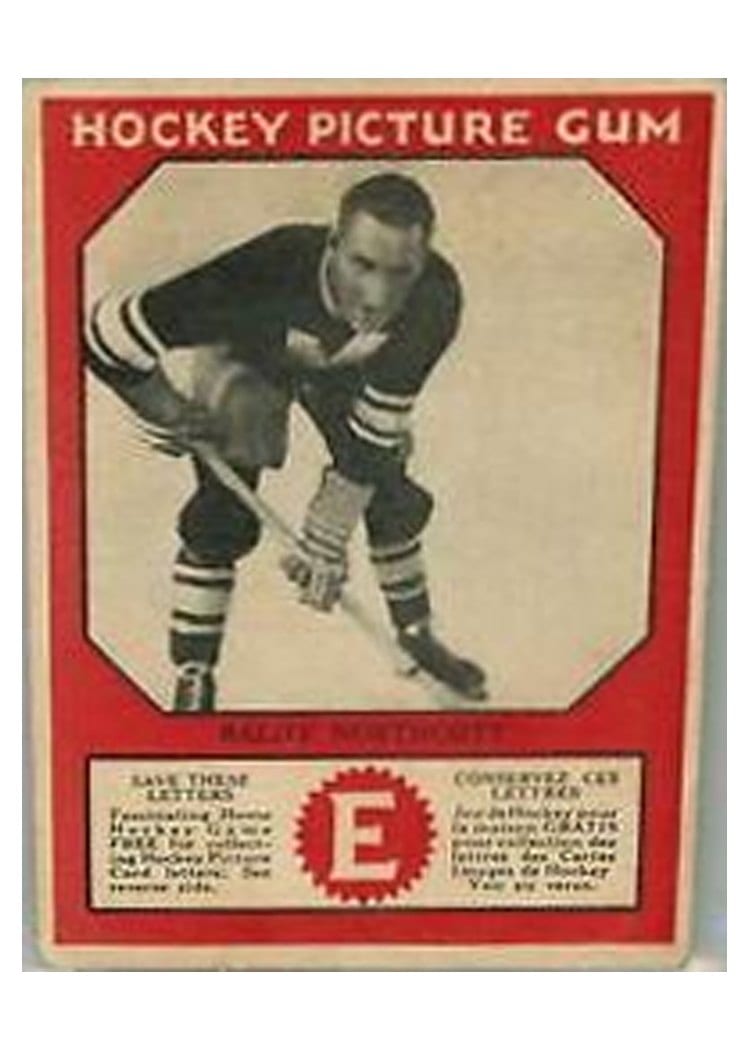 1933 V252 Canadian Gum Baldy Northcott card