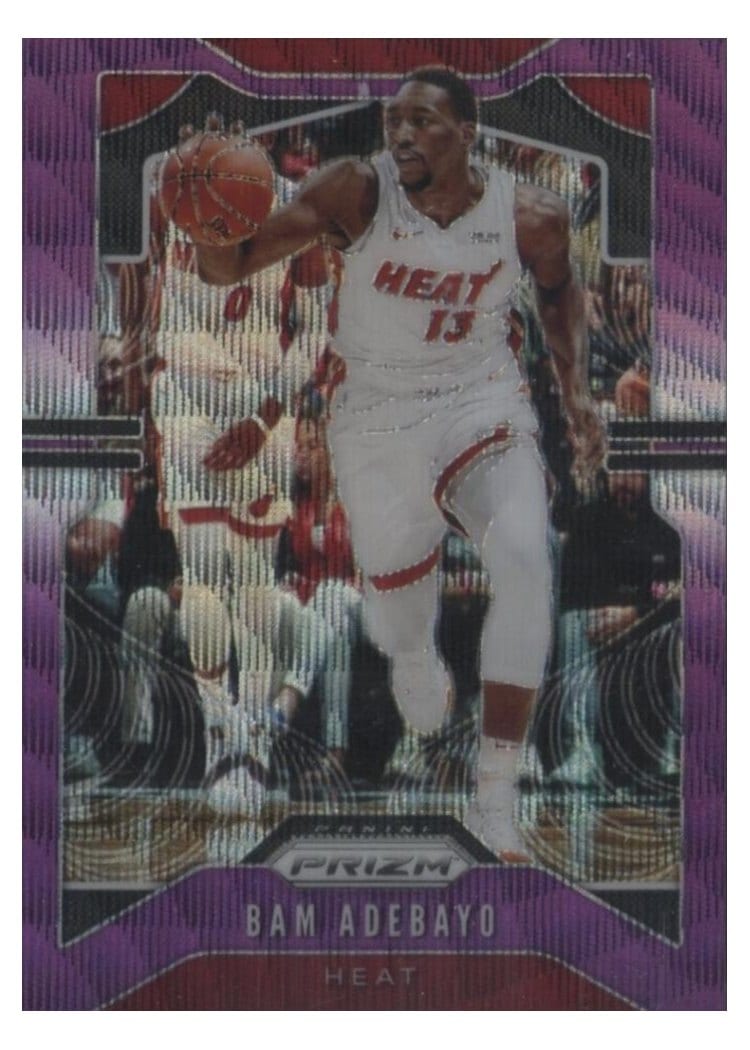 2019-20 Panini Prizm Base Set Bam Adebayo #144 card