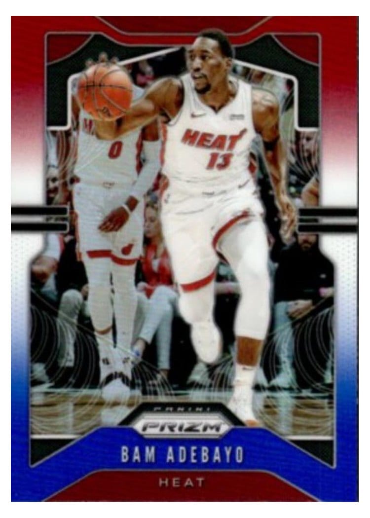 2019-20 Panini Prizm Base Set Bam Adebayo #144 card