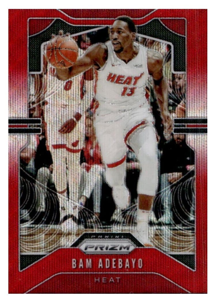 2019-20 Panini Prizm Base Set Bam Adebayo #144 card