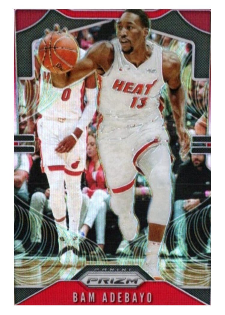 2019-20 Panini Prizm Base Set Bam Adebayo #144 card