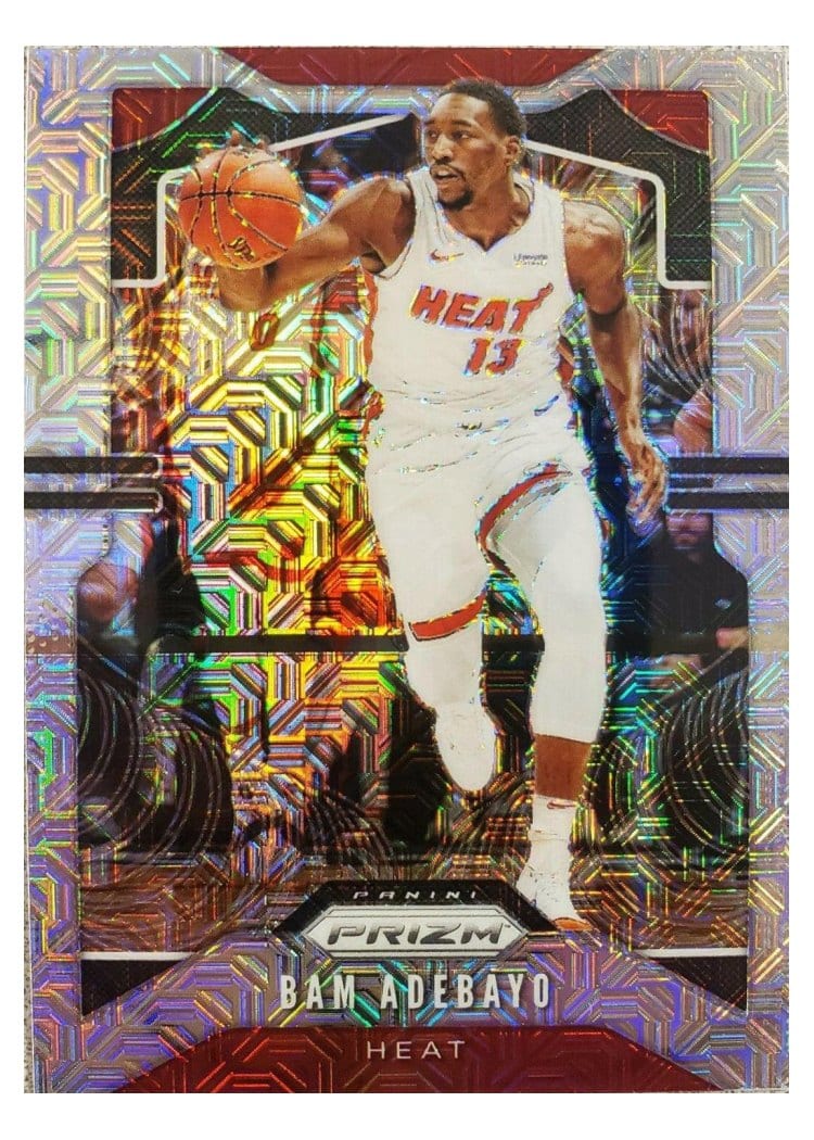 2019-20 Panini Prizm Base Set Bam Adebayo Mojo Prizm #144 card