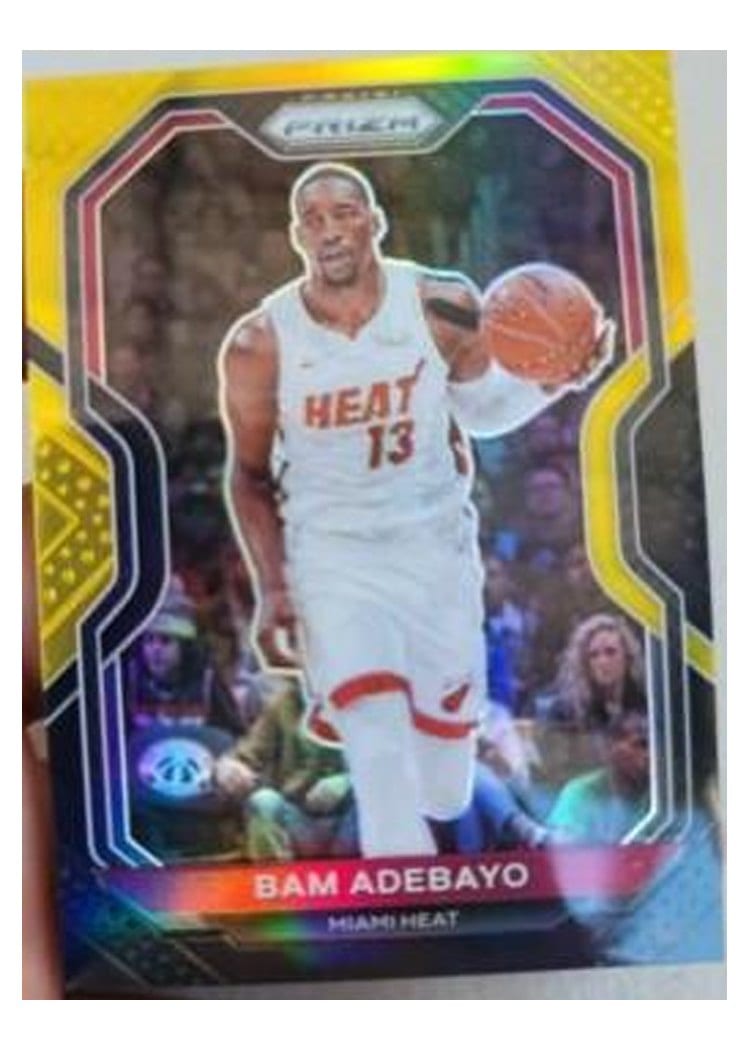 2020-21 Panini Prizm Base Set Bam Adebayo #138 card