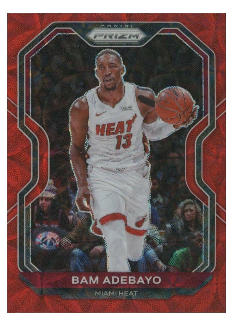 2020-21 Panini Prizm Base Set Bam Adebayo #138 card