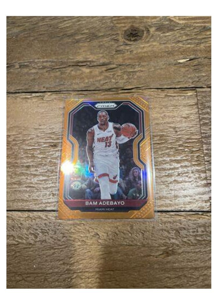 2020-21 Panini Prizm Base Set Bam Adebayo Gold Prizm #138 card