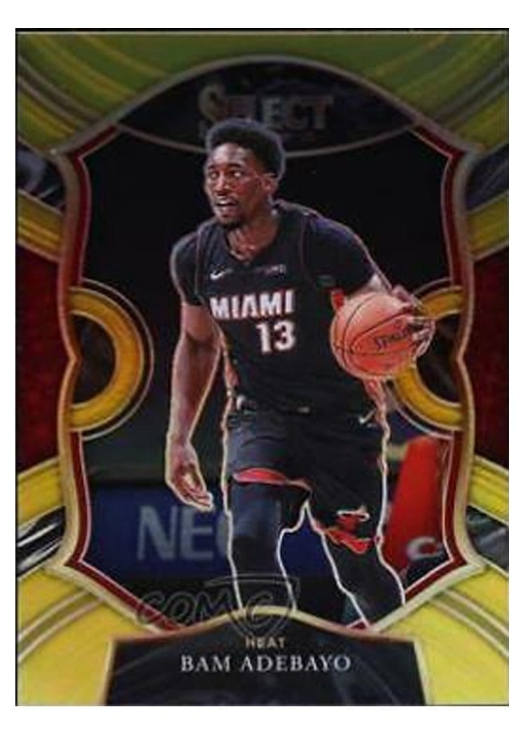 2020-21 Panini Select Base Set Bam Adebayo #8 card