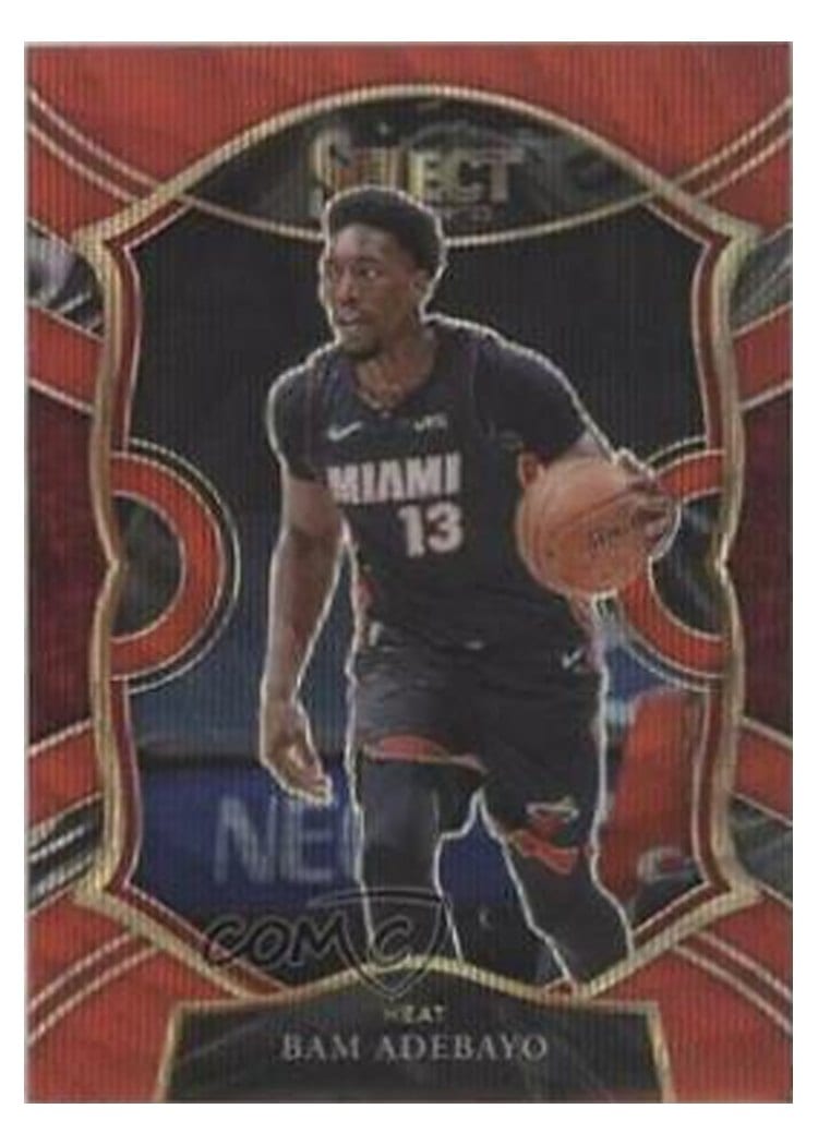2020-21 Panini Select Base Set Bam Adebayo #8 card