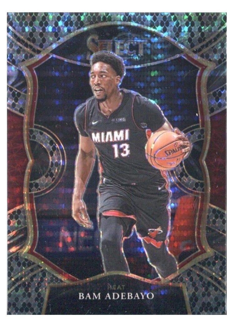 2020-21 Panini Select Base Set Bam Adebayo #8 card