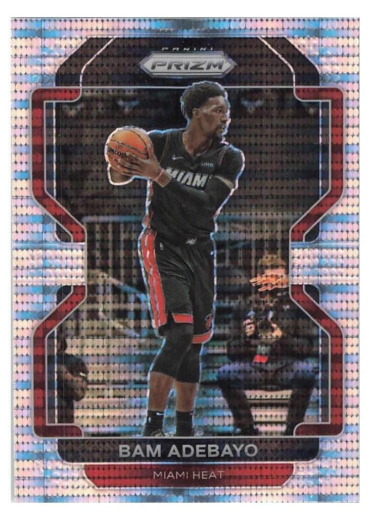 2021-22 Panini Prizm Base Set Bam Adebayo #228 card