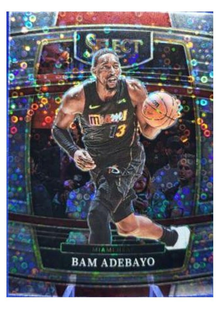 2021-22 Panini Select Base Set Bam Adebayo Disco Prizm #59 card