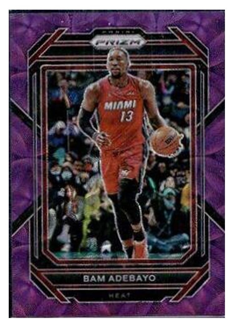 2022-23 Panini Prizm Base Set Bam Adebayo #155 card