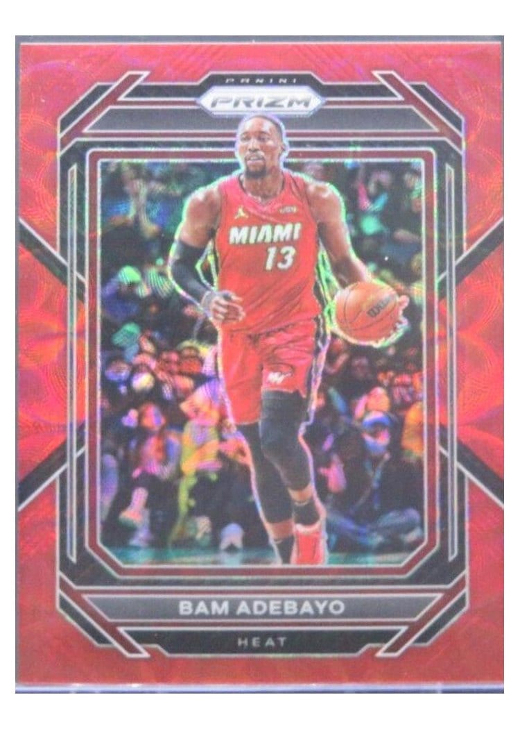 2022-23 Panini Prizm Base Set Bam Adebayo #155 card
