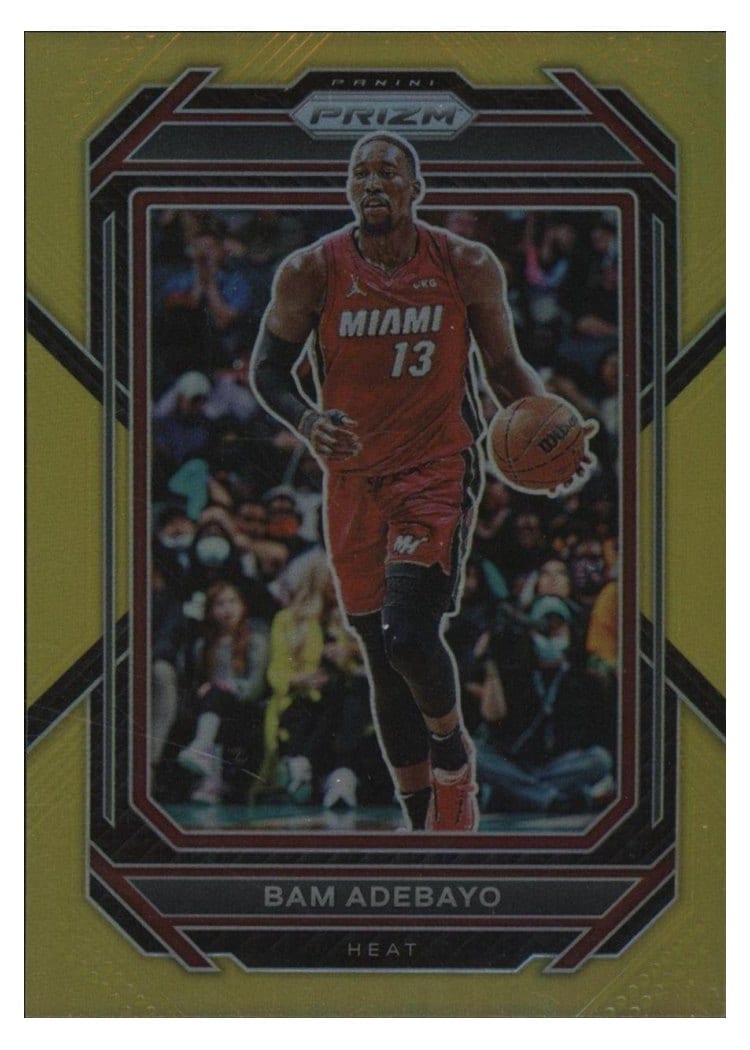 2022-23 Panini Prizm Base Set Bam Adebayo #155 card