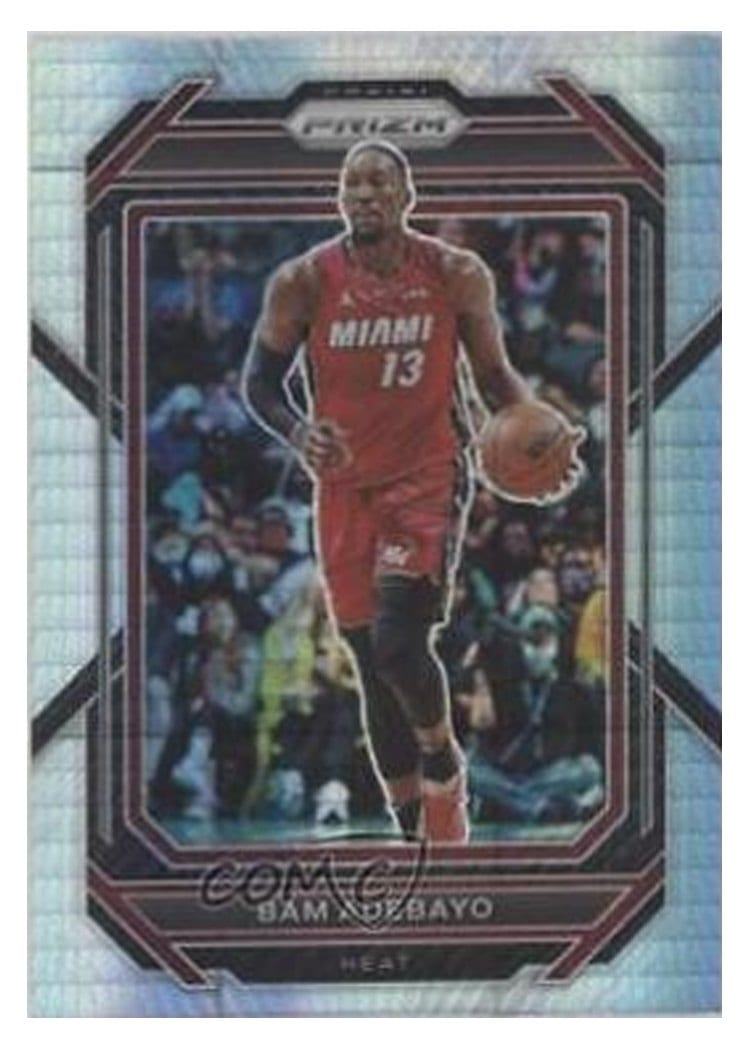 2022-23 Panini Prizm Base Set Bam Adebayo #155 card