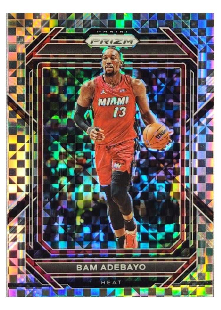 2022-23 Panini Prizm Base Set Bam Adebayo #155 card