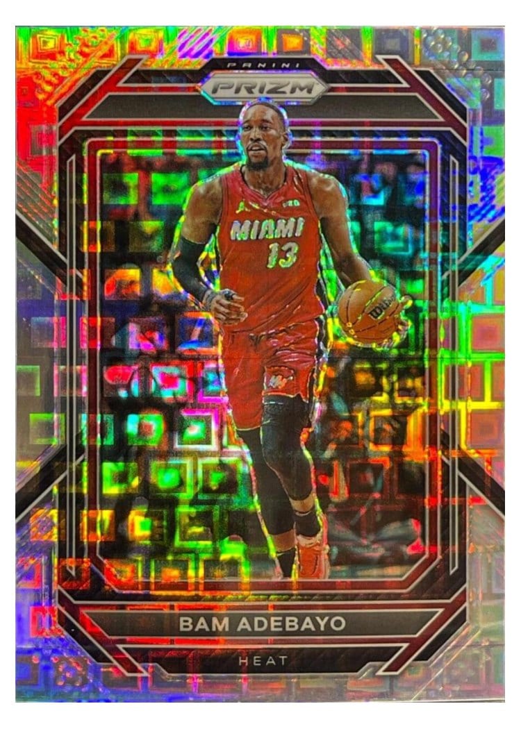 2022-23 Panini Prizm Base Set Bam Adebayo #155 card