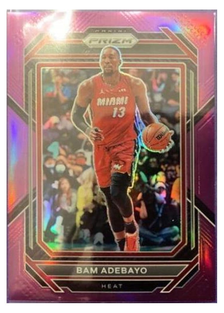 2022-23 Panini Prizm Base Set Bam Adebayo #155 card
